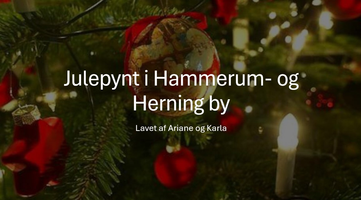 Julepynt I Hammerum By